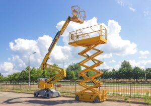Scissor lifts - mobile platforms consisting of a working platform, boom and wheeled chassis